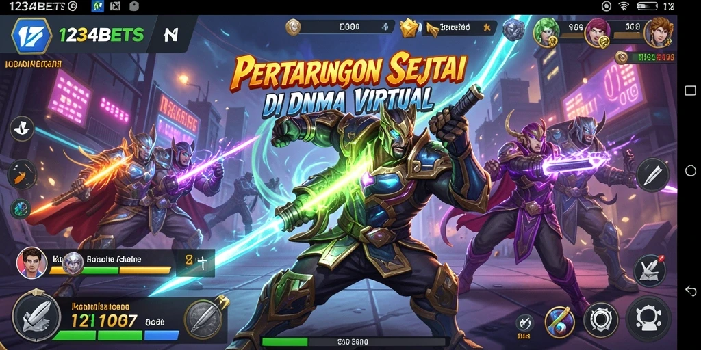 Screenshot dari gameplay Fighting yang mendebarkan di 1234BETS.