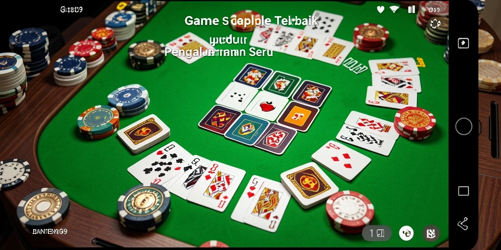 Tangkapan layar BANTENG69 menampilkan gameplay Gaple yang seru dan interaktif.
