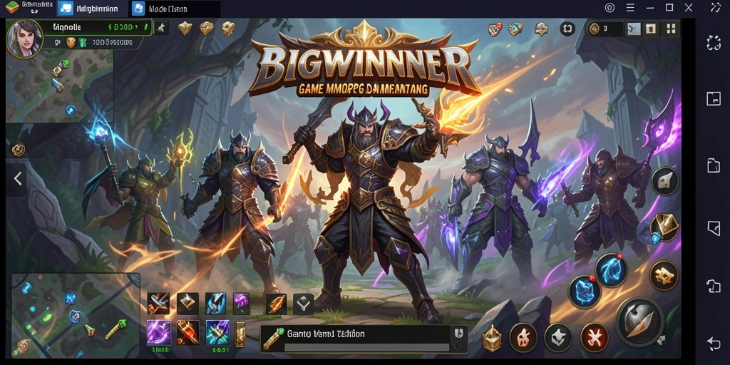 Tampilan menarik dari gameplay BIGWINNER yang mendebarkan.