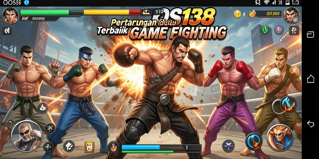 Tampilan aksi seru dalam permainan Fighting BOS138 yang mendebarkan.