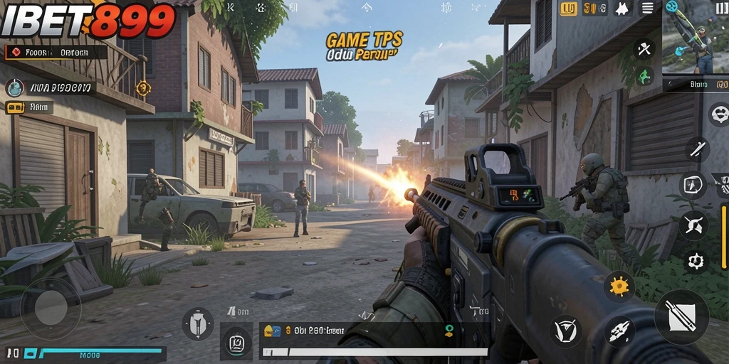 Screenshot gameplay IBET899 menunjukkan aksi pertempuran yang mendebarkan dan intens.
