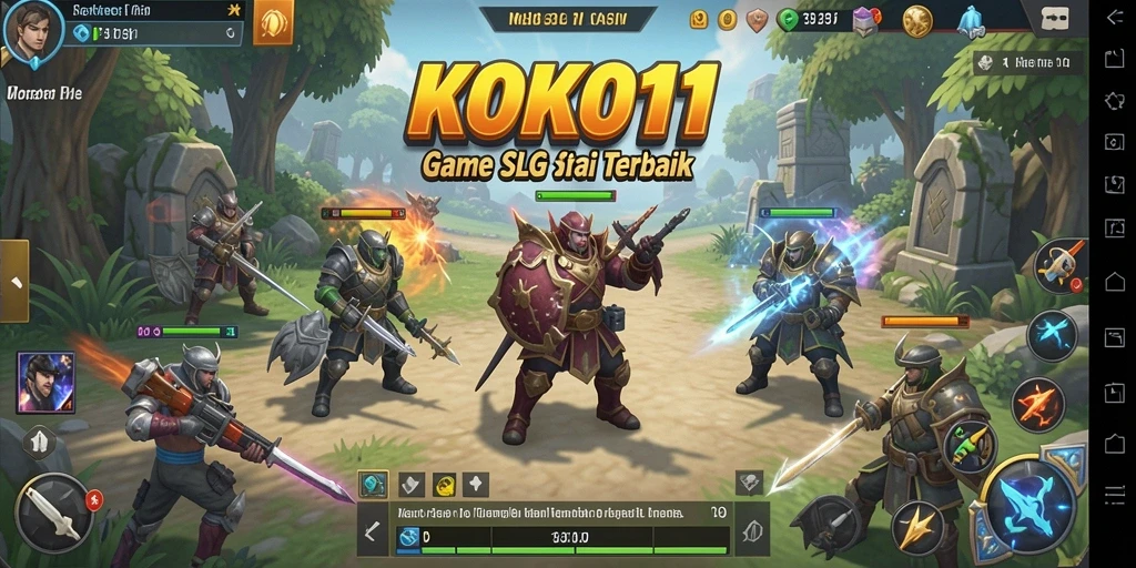 Tampilan grafik menakjubkan dari game SLG KOKO11.