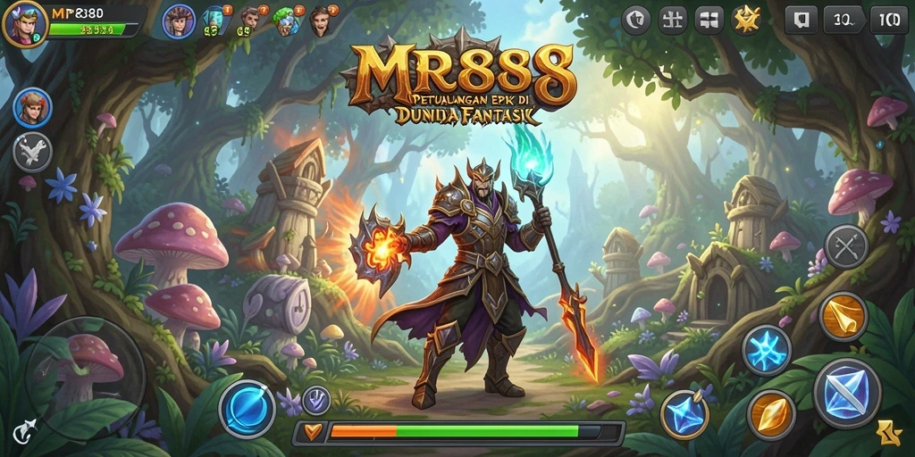 Tampilan gameplay petualangan yang menakjubkan di MR888.