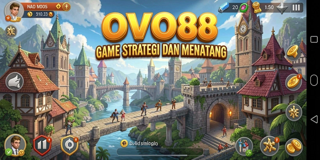 Tampilan gameplay OVO88 yang menarik dan penuh strategi.