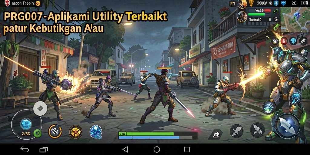 Tampilan antarmuka PRG007 yang sederhana dan intuitif