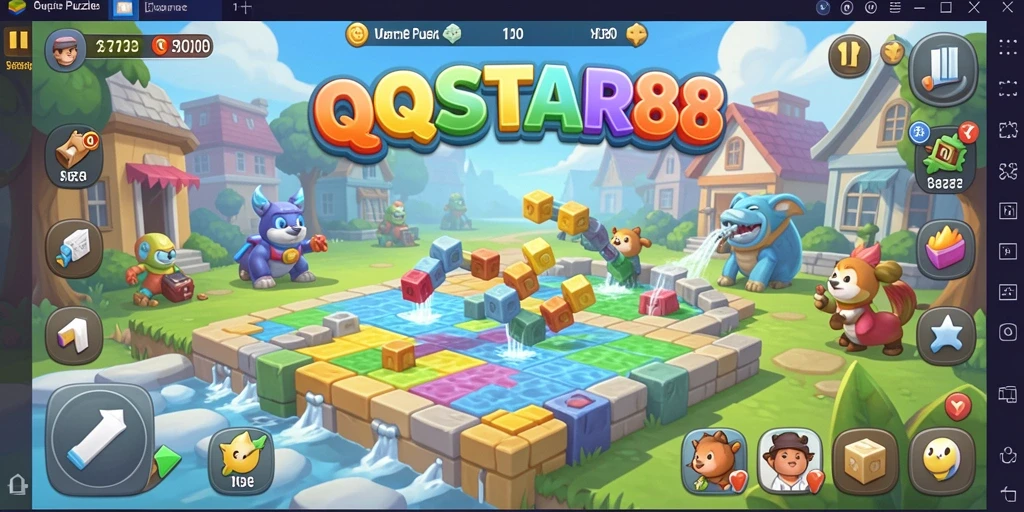 Tampilan gameplay QQSTAR88 yang menantang dan seru.
