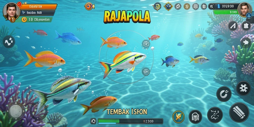Gameplay seru menembak ikan dengan grafik yang menakjubkan.