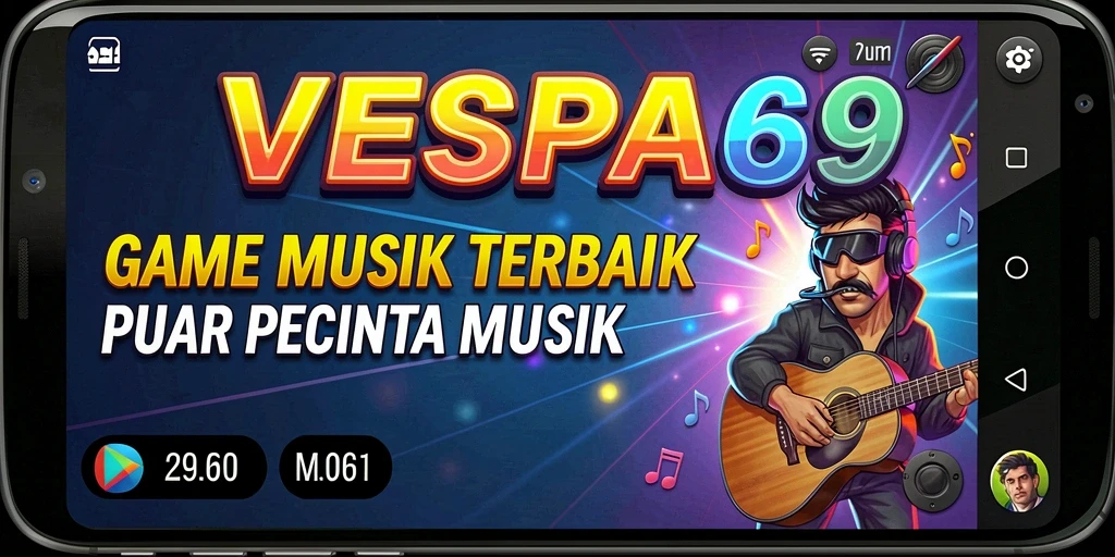 Tangkapan layar gameplay VESPA69 dengan suasana bersenang-senang bernyanyi.