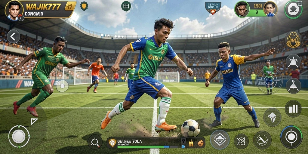 Tampilan permainan sepak bola yang mendebarkan di WAJIK777.