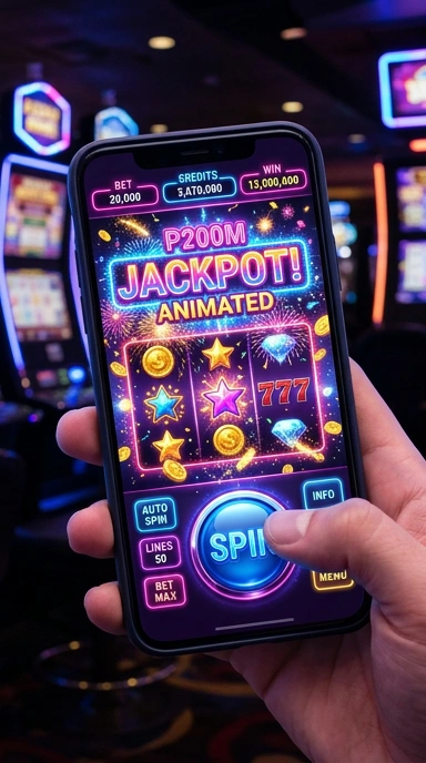 Tampilan antarmuka pengguna p200m yang menarik dan sederhana.